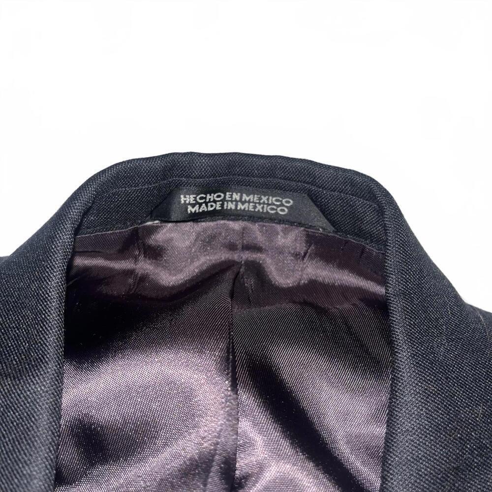 Stafford 100% WOOL RN: 93677 Blazer Men's Size 40 Short Blazer Suit Jacket - Picture 5 of 9